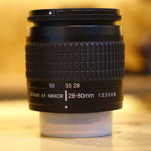 Used Nikon AF 28-80mm f3.3-5.6 G Black Lens