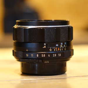 Used Pentax M42 MF 55mm F1.8 Super Takumar Lens