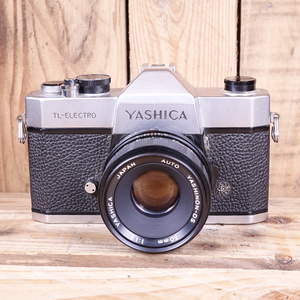 Used Yashica TL Electro X SLR Camera with M42 50mm F1.9 Lens