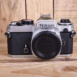 Used Nikon FE  Silver 35mm Film SLR Camera Body