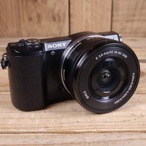 Used Sony A5000 Black Camera with 16-50mm F3.5-5.6 Lens