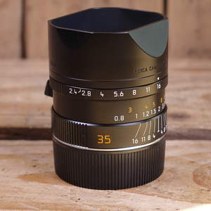 Used Leica M 35mm F2.4 Summarit Black Lens 11671