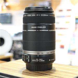 Used Canon EF-S 55-250mm F4-5.6 IS Lens
