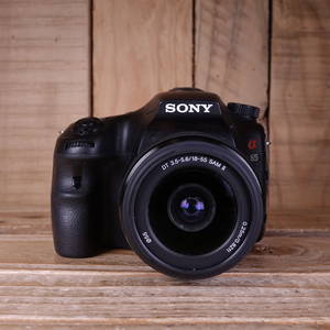 Used Sony A65 Digital SLR Camera with  DT 18-55mm SAM II Lens
