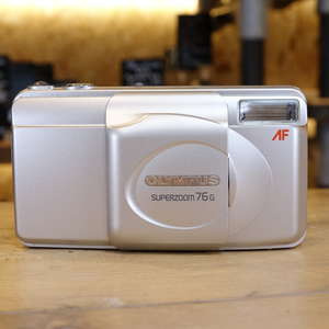Used Olympus Superzoom 76G 35mm Analogue Film Compact Camera