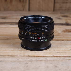 Used Konica Hexanon AR MF 50mm F1.8 Manual Focus Lens
