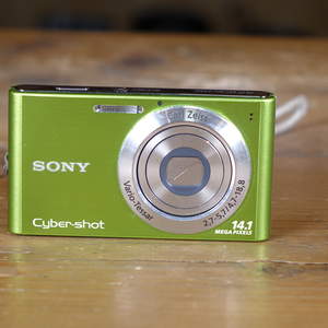 Used Sony Cybershot W320 Green Digital Compact Camera