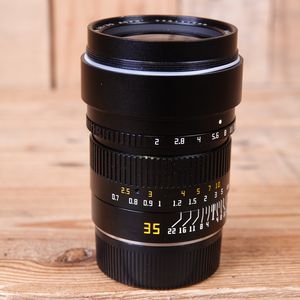 Used TTArtisans Manual Focus 35mm F2 Black Lens - Leica M Mount