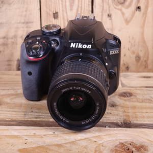Used Nikon D3300 Black DSLR Camera with AF-P 18-55mm VR Lens