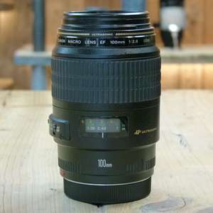 Used Canon EF 100mm F2.8 Macro USM Lens