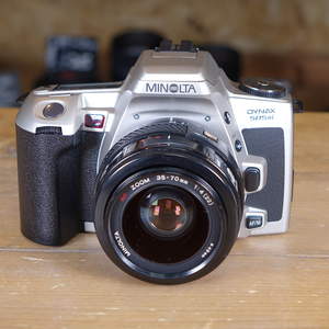 Used Minolta Dynax 505si Silver 35mm SLR Camera with AF 35-70mm Lens