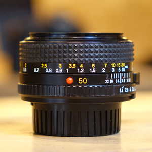 Used Minolta MF 50mm F1.7 MD Manual Focus Lens