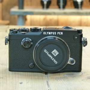 Used Olympus PEN-F Black Micro Four Thirds Camera Body