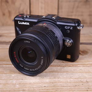 Used Panasonic DMC-GF2 Camera with G Vario 14-42mm Mega OIS Lens