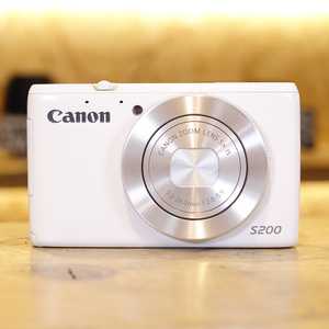 Used Canon Powershot S200 White Digital Compact Camera