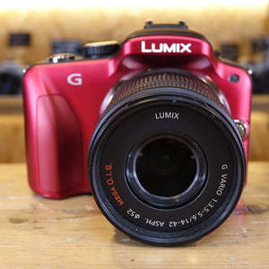 Used Panasonic G3 Red Digital Camera with 14-42mm Lens