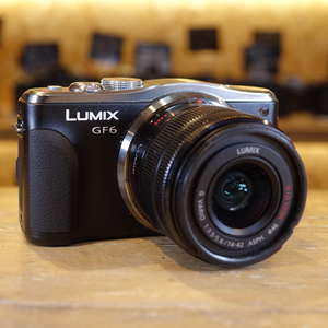 Used Panasonic Lumix GF6 Black Camera with 14-42mm II Lens