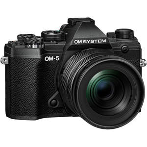 OM System Black OM-5 Body with 12-45mm f4.0 M.Zuiko Pro Lens