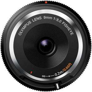 Olympus 9mm f8 Fisheye Body Cap Lens Black