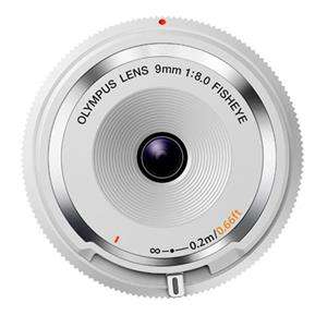 Olympus 9mm f8 Fisheye White Body Cap Lens