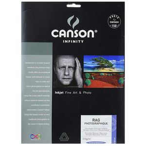 Canson Infinity Rag Photographique 310gsm Photo Paper - Acid Free - 100% Cotton