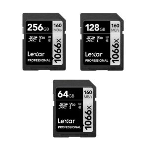 Lexar Professional 1066x SDXC UHS-I Card SILVER Series Memory Cards