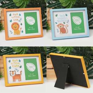 Jungle Baby Paperwrap Photo Frame Collection - 6x4 inch - Lion Tiger Monkey