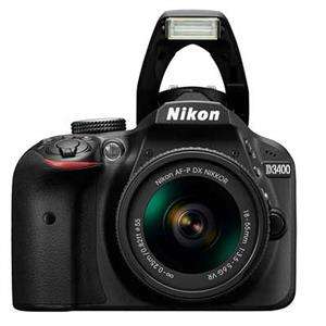 Nikon D3400 DSLR Camera with AF-P 18-55mm f3.5-5.6 G DX VR Lens