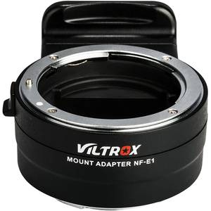 Viltrox Adapter Auto Focus Nikon F-Mount Lens to Sony E Mount Camera NF-E1