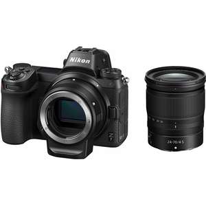 Nikon Z7 Camera with 24-70mm Lens and Mount Adapter