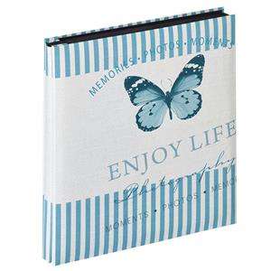 Walther Mariposa Blue 6x4 Slip In Photo Album - 400 Photos Overall Size 12x13