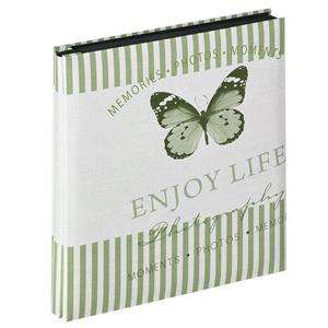 Walther Mariposa Green 6x4 Slip In Photo Album - 400 Photos Overall Size 12x13