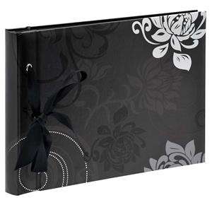 Walther Grindy Black Traditional Photo Album - 40 Black Sides