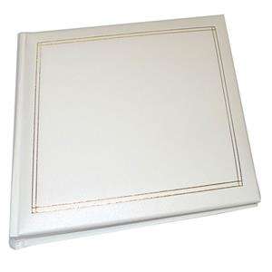 Walther Monza White Traditional Photo Album - 60 Sides