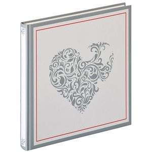Walther Composition Grey Traditional Wedding Photo Album - 50 Sides 12x11.5 Inches