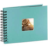 Hama Spiral Bound Traditional Photo Album - 25 Pages - Turquoise