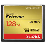 SanDisk CF Extreme 128GB Memory Card 120MB/s read speed, 85MB/s write speed