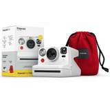 Polaroid Now Camera - White with Red Pouch Case