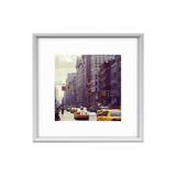 New York Square White Photo Frame - 4x4 inch
