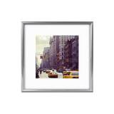 New York Square Steel Photo Frame - 4x4 inch