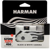 Ilford Black and White Disposable Camera for 27 Photos with Flash | XP2 35mm Film