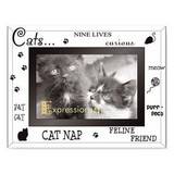 Sixtrees Moments Mirror 6x4 Photo Frame - Cat