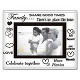 Sixtrees Moments Mirror 6x4 Photo Frame - Family