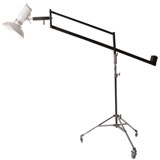 Dorr Mobile Light Stand with Boom, Weights and Vibration Damper 3.1 Meters Tall