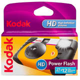 Kodak Power Flash HD Disposable Camera 27+12 Exp