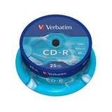 1x25 Verbatim CD-R 80min 700MB 52x Speed Extra Protection CB