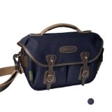Billingham Hadley Small Pro Camera Bag Navy Canvas and Chocolate Leather