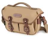 Billingham Hadley Small Pro Shoulder Bag - Khaki Canvas Tan Leather