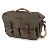 Billingham Hadley Pro 2020 Shoulder Bag | Sage FibreNyte & Chocolate Leather