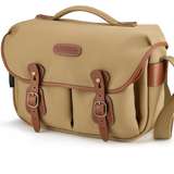 Billingham Hadley Pro Shoulder Bag - Khaki Canvas Tan Leather